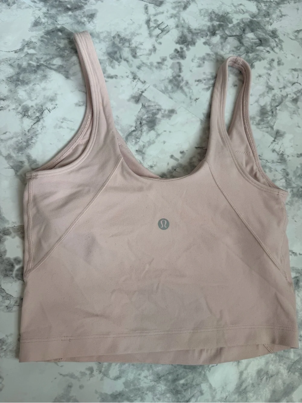 lululemon Pink Align Tank / Built-In Bra Athletic Top Size xs